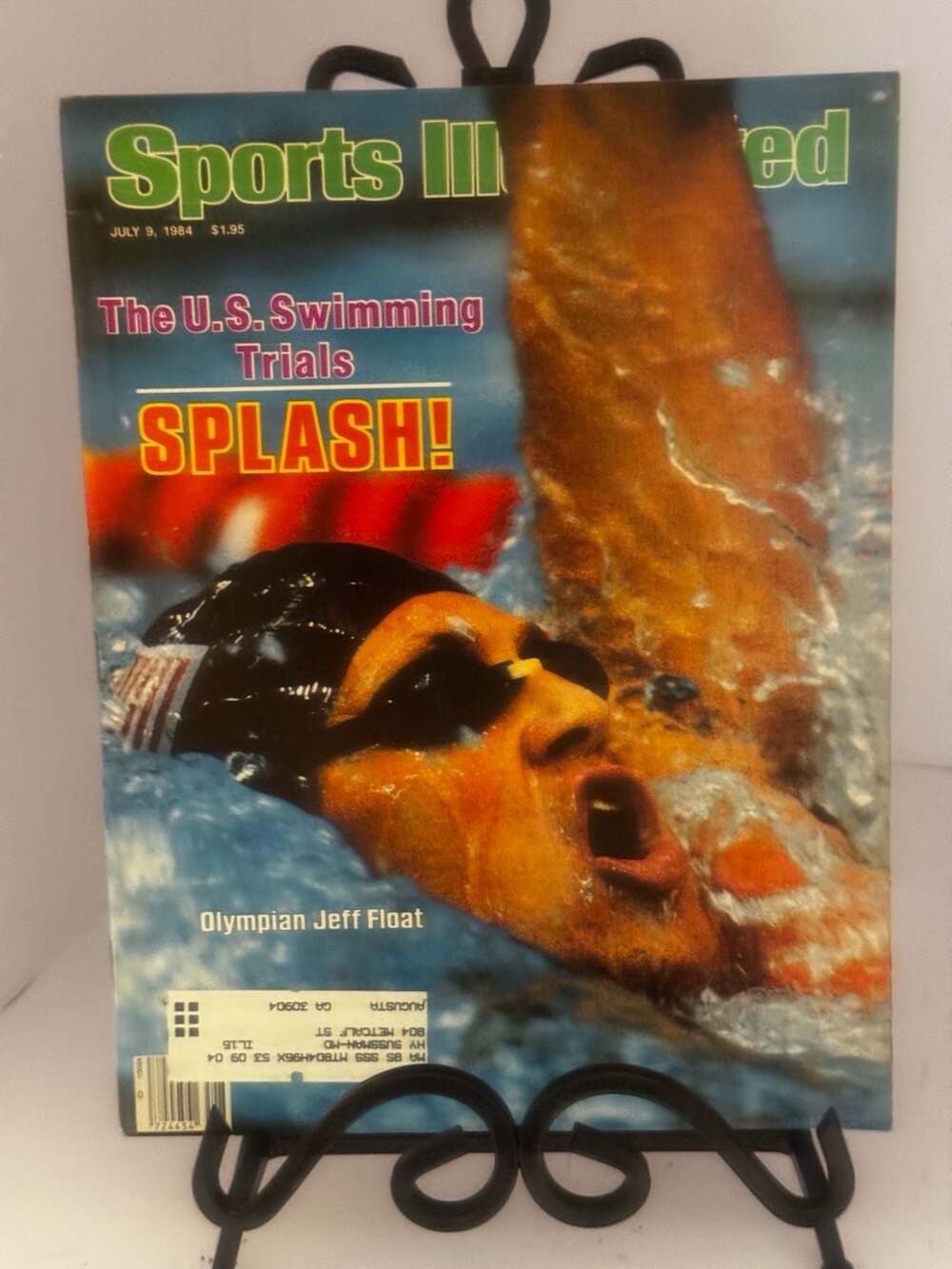 Sports Illustrated Magazine July 9, 1984 - Jeff Float US Swimming Trials Cover